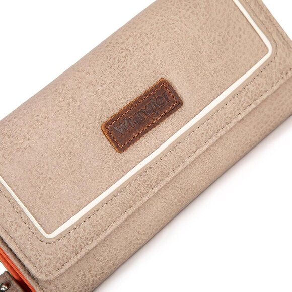 Chic X Wrangler Wallet for Women - Vegan Leather Phone Wristlet & Coin Purse - Picture 5 of 6